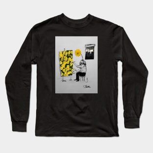 Yellow Flowers Long Sleeve T-Shirt